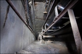 Тоннель для подачи бетонной смеси на завод ЖБИ