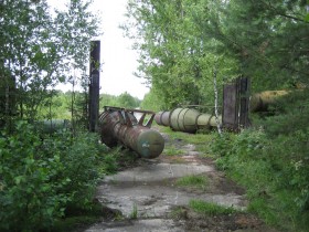 Бывшая техбаза комплекса ПВО С-25 «Запряжка»