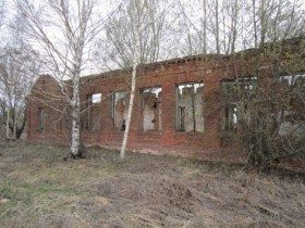 Руины школы времен ВОВ