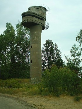 Советская дальномерная башня железнодорожного артиллерийского дивизиона