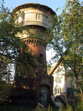 Железнодорожная водонапорная башня в Балтийске (Pillau)