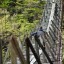 Полуразрушенный висячий мост над пропастью: фото №263506