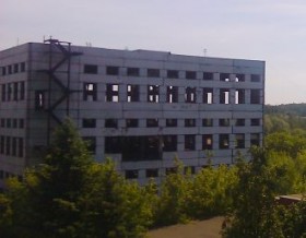 Недостроенный корпус Московского радиотехнического завода