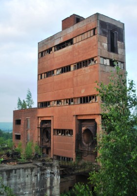 Заброшенный керамзитный завод