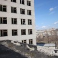 Недостроеная больница в городе Артемовский