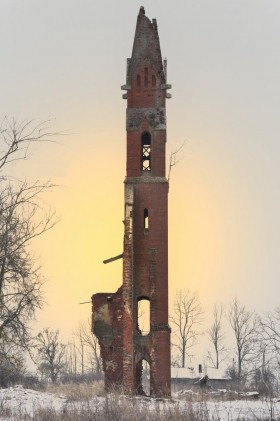 Лютеранская кирха в посёлке Октябрьское