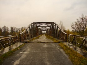 Мост через реку Преголь и шлюз № 2