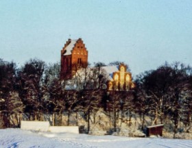 Лютеранская кирха 14 века в посёлке Домново
