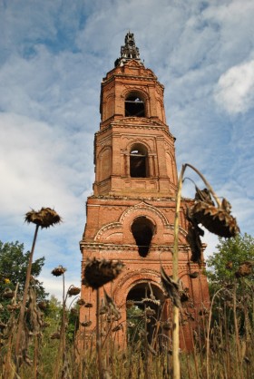 Колокольня Оржевского Боголюбовского Тишениновского монастыря