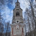 Колокольня церкви Спаса Преображения в городе Осташков