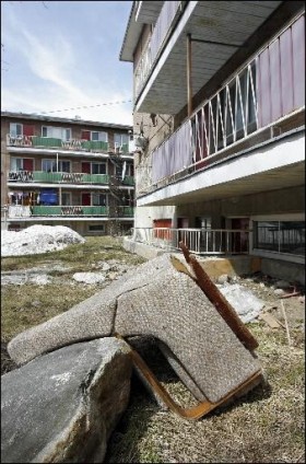 Заброшенные дома в Монреале