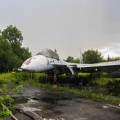 Кладбище самолётов на базе 150 авиационно-ремонтного завода