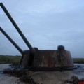 Береговая батарея 180-мм орудий МБ-2-180 на острове Кильдин