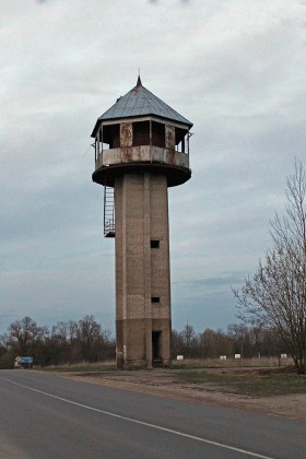 Водонапорная башня в посёлке Лунино