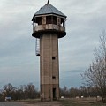 Водонапорная башня в посёлке Лунино