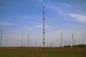 Антенное поле бывшего военного радиоцентра