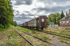 База запаса паровозов и вагонов при станции Loburg