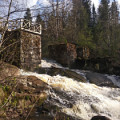Руины финской ГЭС в Усадище
