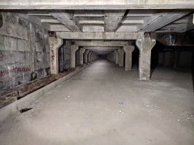 Недостроенный подземный паркинг