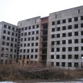 Недостроенный корпус городской больницы