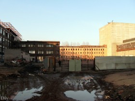 Заброшенные корпуса Обуховского завода