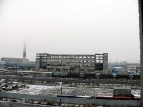 Недостроенный корпус завода «Позитрон»