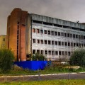 Недостроенный корпус завода «Вектор»