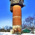 Водонапорная башня у фабрики Авангард