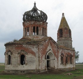 Духосошественская церковь исчезнувшего села