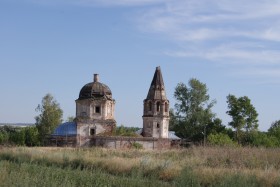 Церковь Воздвижения Креста Господня в бывшем селе Спасское Кулаево, ныне — Кулаево