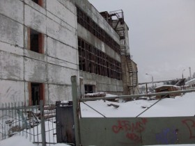 Химический завод в городе Шумерля